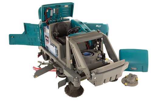 m17-open M17 Battery-Powered Rider Sweeper-Scrubber